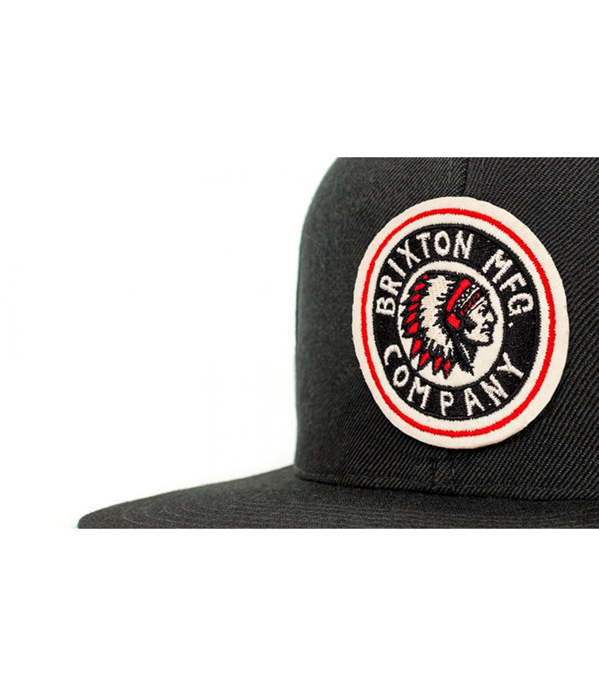 snapback schwarz Patch Brixton